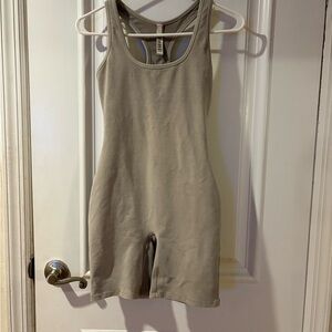 SKIMS Tan Sleeveless Bodysuit onesie